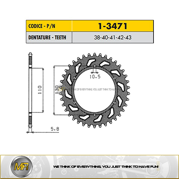 yamaha r3 sprocket