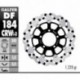 DF184CRWD - DISCO FRENO FLOTTANTE WAVE SCANALATO DESTRA (C. ALU.) 300x5mm KAWASAKI ZX10R (04)ANTERIORE