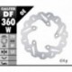 DF360W - DISCO FRENO FISSO WAVE 210x5mm SUZUKI AN BURGMAN 400 (07-08) POSTERIORE