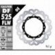 DF525FLW - DISCO FRENO FLOTTANTE WAVE (C. STEEL) 267x4mm YAMAHA T-MAX 500 (08) ANTERIORE