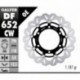 DF652CW - DISCO FRENO FLOTTANTE WAVE COMPLETO (C. ALU.) 296x5mm TRIUMPH TRIDENT 93 ANTERIORE