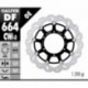 DF664CWD - DISCO FRENO FLOTTANTE WAVE DESTRA (C. ALUM.) 300x5mm BMW F800SG (08) ANTERIORE