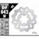 DF842W - DISCO FRENO FISSO WAVE 165x5mm YAMAHA YXR 66 RHINO POSTERIORE