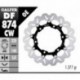 DF874CW - DISCO FRENO FLOTTANTE WAVE COMPLETO (C. ALU.) 320x5mm TRIUMPH THRUXTON 900 "SPECIAL" ANTERIORE