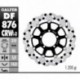 DF876CRWD - DISCO FRENO FLOTTANTE WAVE SCANALATO DESTRA (C. ALU.) 310x5mm TRIUMPH ANTERIORE