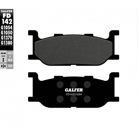 FD142G1054 - PASTIGLIE FRENO SEMI METALLICHE ANTERIORE