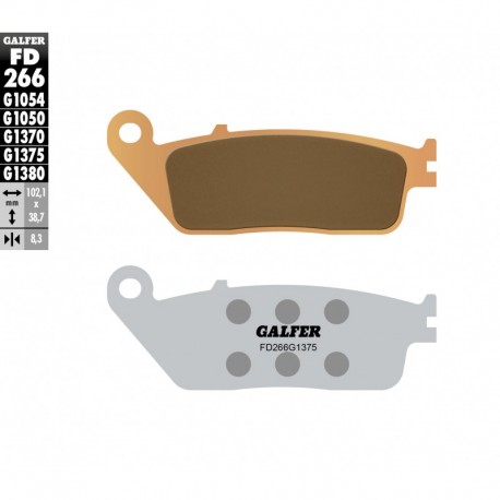 FD266G1375 - PASTIGLIE FRENO SINTERIZZATE ANTERIORE