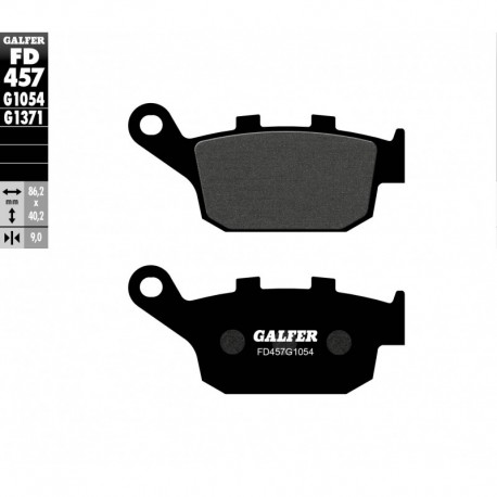 FD457G1054 - PASTIGLIE FRENO SEMI METALLICHE POSTERIORE