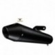 8033B - UNIVERSAL EXHAUST SLIP-ON LEOVINCE GP STYLE BLACK EDITION STAINLESS STEEL