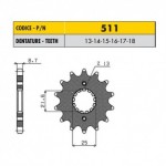 51114 - Pignone in Acciaio Sunstar Passo 530 con 14 denti