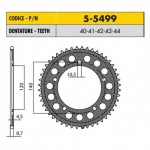 5-5499-41 - Corona in Ergal Sunstar passo 530 con 41 denti