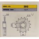 3D316 - Pignone in Acciaio Sunstar Passo 520 con 16 denti