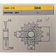 3D416 - Pignone in Acciaio Sunstar Passo 520 con 16 denti