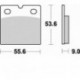 613CM55 - PASTIGLIE SINTERIZZATE ANTERIORE DESTRO CM55