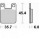 621SM1 - PASTIGLIE SEMI METALLICHE POSTERIORE DESTRO SM1