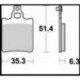 648SM1 - PASTIGLIE SEMI METALLICHE ANTERIORE SINISTRO SM1