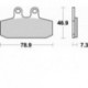 684SM1 - PASTIGLIE SEMI METALLICHE ANTERIORE SINISTRO SM1