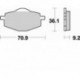 685SM1 - PASTIGLIE SEMI METALLICHE ANTERIORE DESTRO SM1