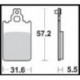 694SM1 - PASTIGLIE SEMI METALLICHE ANTERIORE SINISTRO SM1