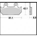 704SM1 - PASTIGLIE SEMI METALLICHE ANTERIORE DESTRO SM1