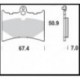 726SM1 - PASTIGLIE SEMI METALLICHE ANTERIORE SINISTRO SM1