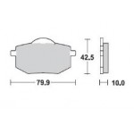 735SM1 - PASTIGLIE SEMI METALLICHE ANTERIORE SINISTRO SM1