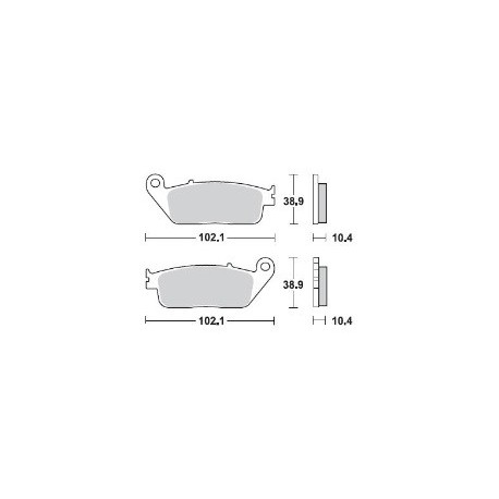 748CM56 - PASTIGLIE SINTERIZZATE POSTERIORE DESTRO CM56