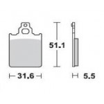 760SM1 - PASTIGLIE SEMI METALLICHE ANTERIORE DESTRO SM1