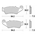 772SM1 - PASTIGLIE SEMI METALLICHE ANTERIORE SINISTRO SM1