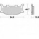 777CM55 - PASTIGLIE SINTERIZZATE ANTERIORE DESTRO CM55