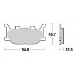 777SM1 - PASTIGLIE SEMI METALLICHE POSTERIORE DESTRO SM1