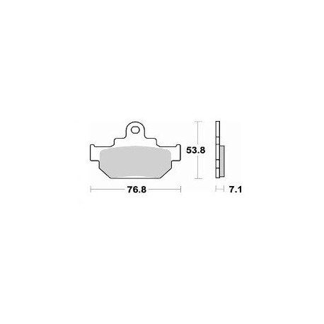 817SM1 - PASTIGLIE SEMI METALLICHE ANTERIORE SINISTRO SM1