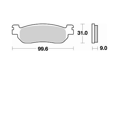 822CM56 - PASTIGLIE SINTERIZZATE POSTERIORE DESTRO CM56