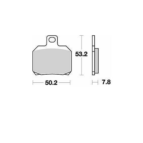 828CM56 - PASTIGLIE SINTERIZZATE POSTERIORE DESTRO CM56