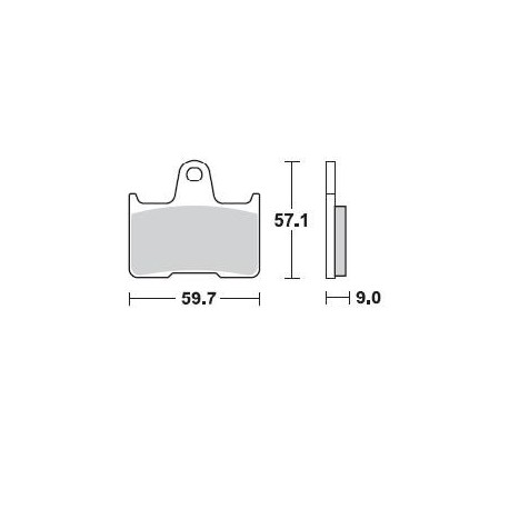 875CM56 - PASTIGLIE SINTERIZZATE POSTERIORE DESTRO CM56