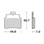 883SM1 - PASTIGLIE SEMI METALLICHE ANTERIORE DESTRO SM1