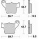 886CM44 - PASTIGLIE SINTERIZZATE POSTERIORE SINISTRO CM44