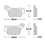 891SM1 - PASTIGLIE SEMI METALLICHE POSTERIORE DESTRO SM1