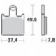 927CM55 - PASTIGLIE SINTERIZZATE ANTERIORE SINISTRO CM55