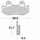 940CM44 - PASTIGLIE SINTERIZZATE POSTERIORE DESTRO CM44