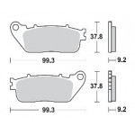 942SM1 - PASTIGLIE SEMI METALLICHE POSTERIORE DESTRO SM1