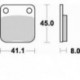 703CM44 - PASTIGLIE SINTERIZZATE ANTERIORE DESTRO CM44