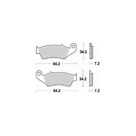 772SM1 - PASTIGLIE SEMI METALLICHE ANTERIORE DESTRO SM1