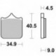 947CM66 - PASTIGLIE SEMI METALLICHE ANTERIORE DESTRO CM66